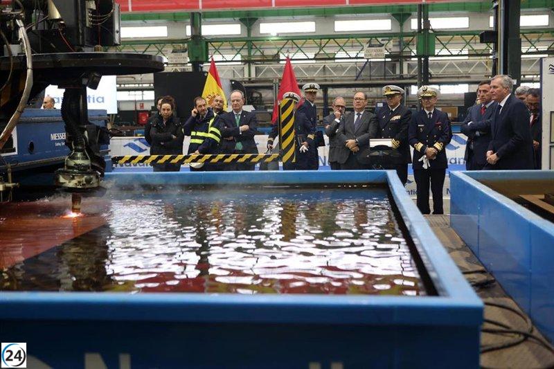 La Marina Real de Marruecos supervisa en Navantia San Fernando (Cádiz) la fabricación del patrullero marítimo.