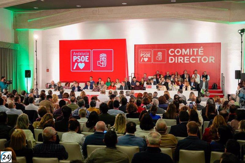 Resultados del Comité Director del PSOE-A: Reestructuración de la Ejecutiva sin Vicesecretaría General, Viedma asume el puesto de número dos.