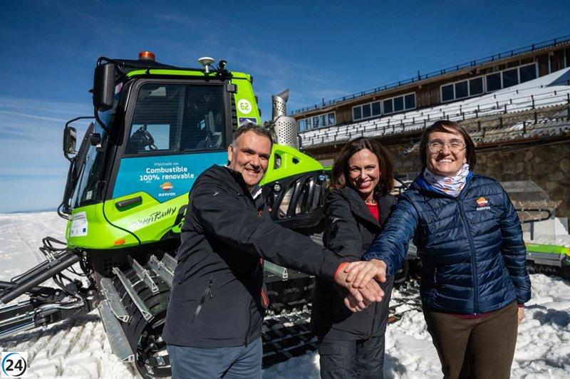 Sierra Nevada (Granada) marca un hito al ser la primera estación de esquí de España en utilizar exclusivamente combustible de origen renovable