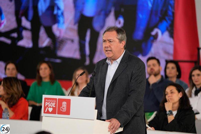 Espadas rompe barreras en el PSOE-A al mencionar la crisis de la sequía y la sanidad como prioridades críticas bajo el mandato de Moreno.