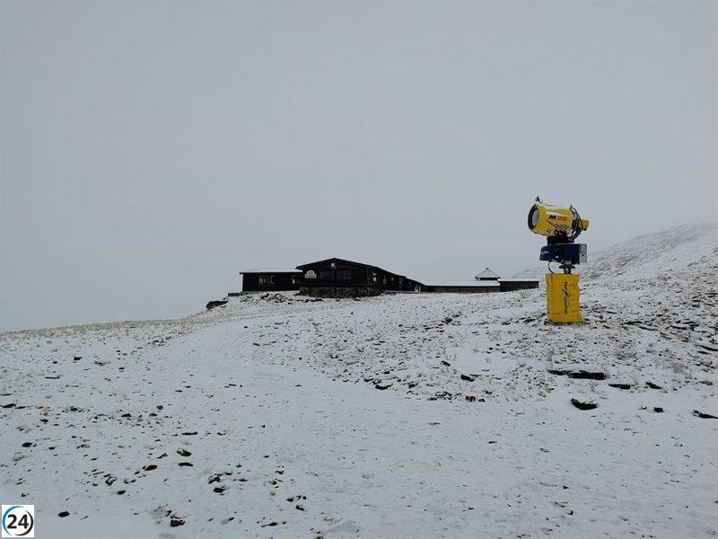 Las carreteras A-4025 y A-395 en Granada, cerradas por nieve.