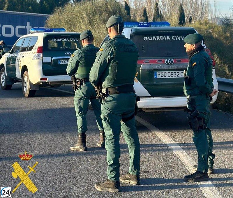 Atrapan a traficante en Vera con 9.500 euros en mochila abandonada en la A-7