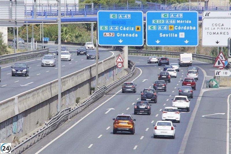 La DGT estima 3,5 millones de viajes por carretera en Andalucía durante la Semana Santa.