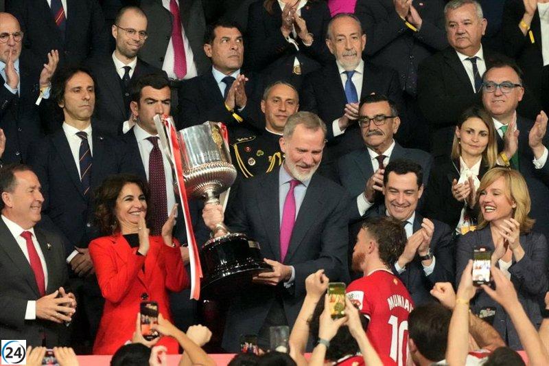 Moreno elogia al Athletic y agradece a las aficiones por su apoyo en la final de la Copa del Rey.