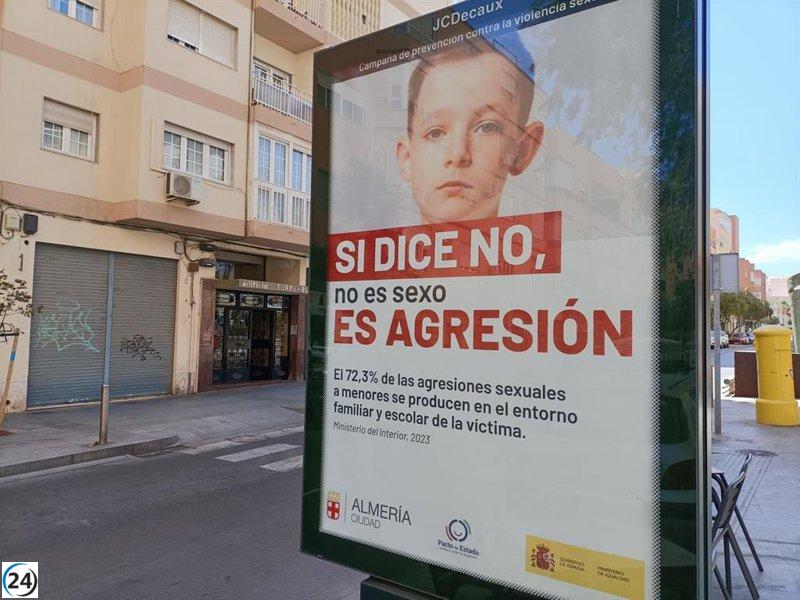 Ayuntamiento de Almería se queda sin financiación para campaña contra agresiones sexuales a menores.