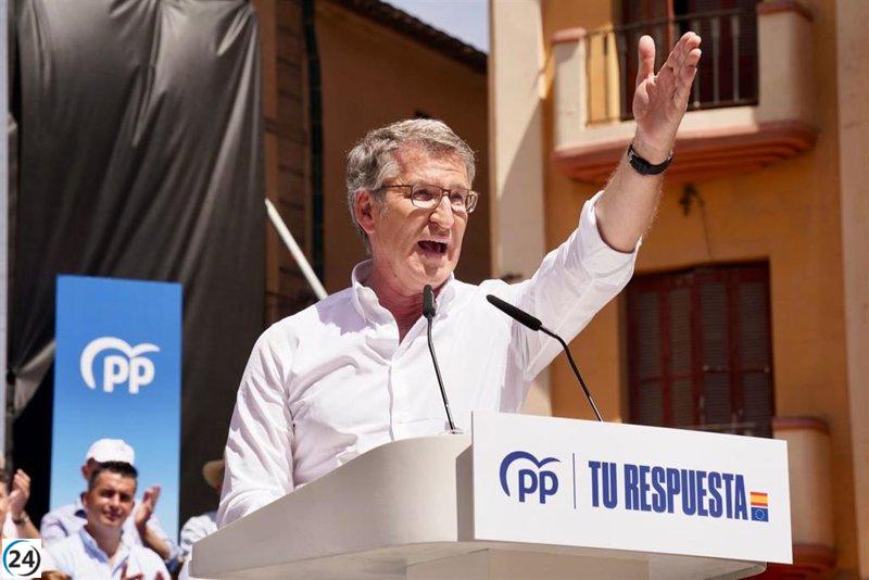 Feijóo apuesta por las elecciones europeas como el catalizador del cambio en España.