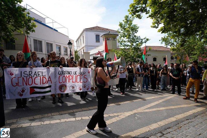Desmantelan la protesta en apoyo a Palestina en la Universidad de Granada
