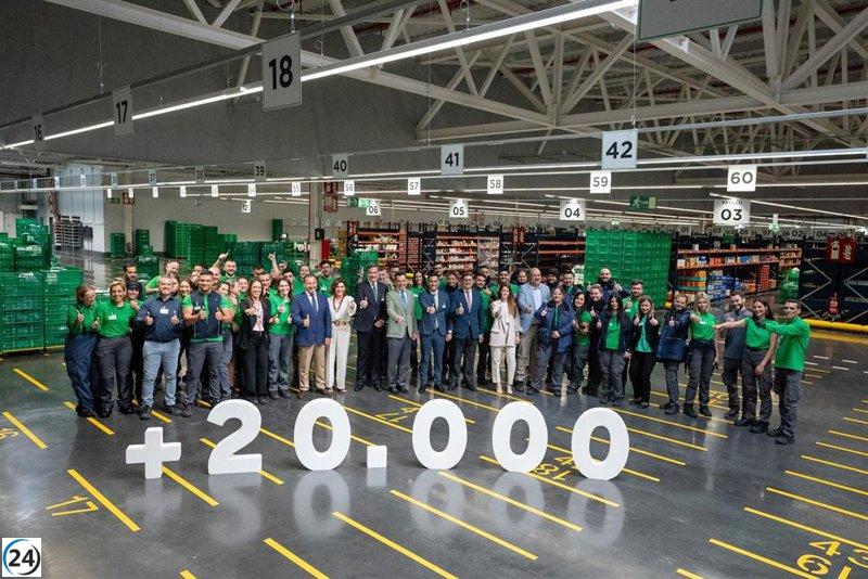 Mercadona alcanza los 20.000 empleados en Andalucía con la creación de 500 nuevos puestos de trabajo en 2023.