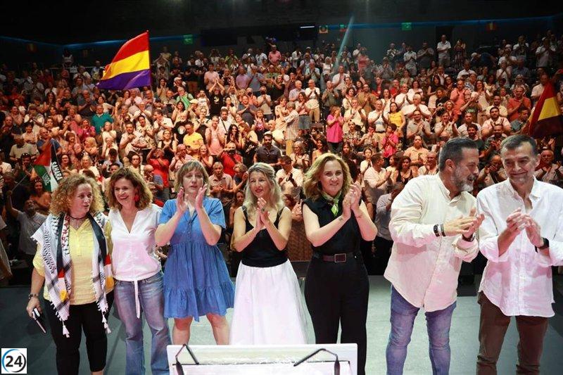 Yolanda Díaz cuestiona la autenticidad izquierdista del PSOE por su alianza con el PP en Europa.