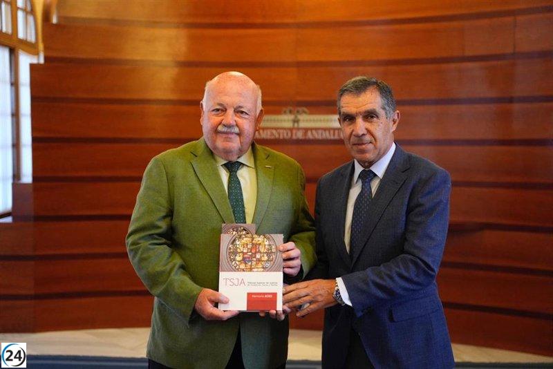 Presidente del TSJA respalda la no injerencia en procesos electorales ante citación de Begoña Gómez