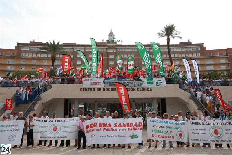 Huelga en sanidad andaluza: Sindicatos celebran un éxito del 75% de seguimiento