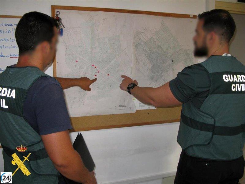 Autor de seis robos en viviendas de Níjar (Almería) identificado, algunos con moradores presentes.