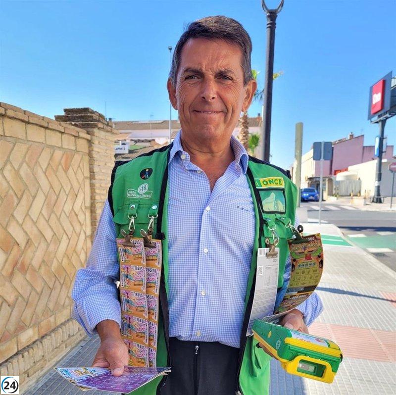 Un afortunado se lleva 240.000 euros en la avenida de la Constitución de Sevilla gracias al sorteo de la ONCE.