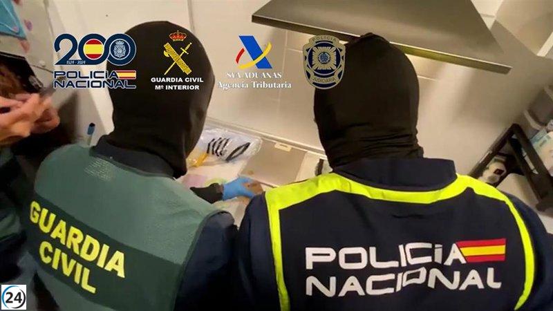 Colaboración policial contra el narcotráfico en Andalucía occidental