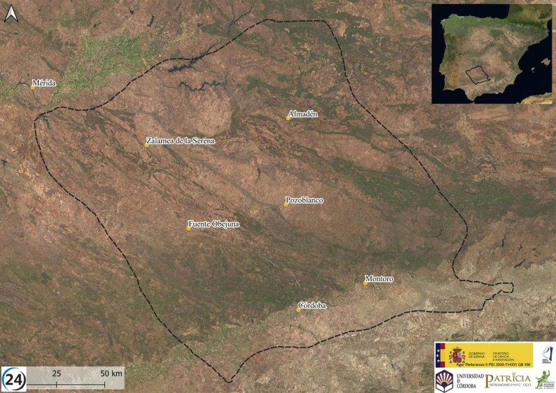 Descubiertos 20 kilómetros más de la antigua vía romana Córdoba-Mérida