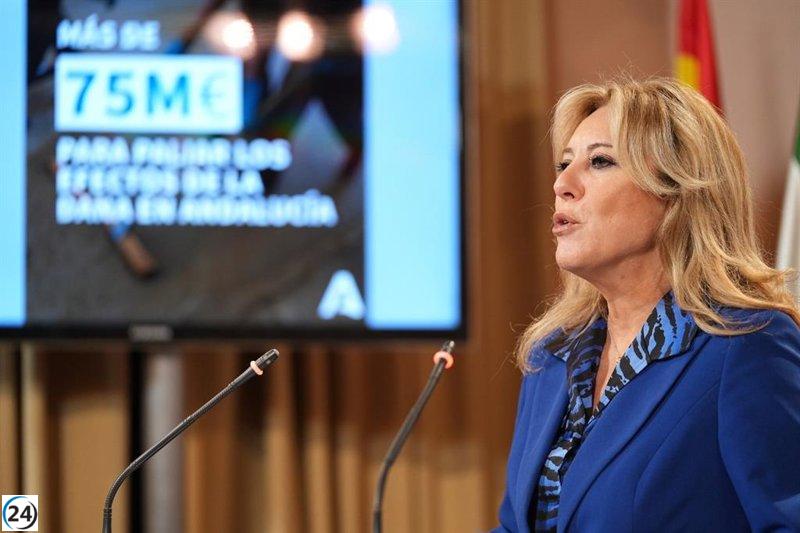 La Junta destina 75 millones para reparar los daños causados por la DANA en Andalucía.