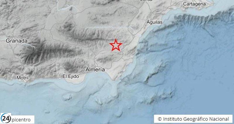 Terremoto de 2,8 grados sacude Sorbas y se siente en cinco localidades de Almería.