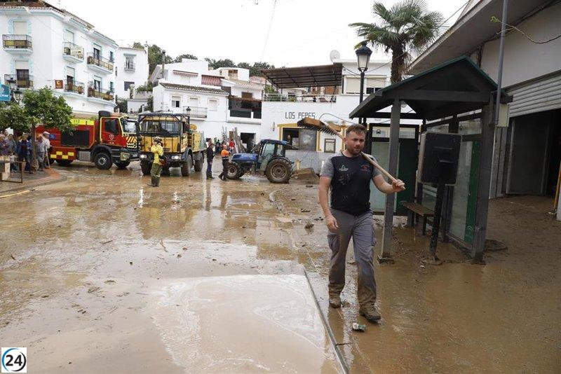 Andalucía enfrenta 1.327 incidentes por la DANA: desalojados regresan a casa y se reanudan las clases.