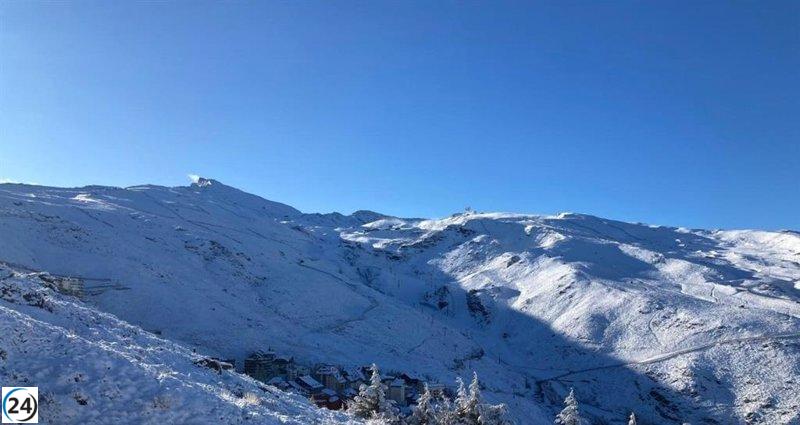Sierra Nevada se prepara para un puente turístico de la Constitución a la espera de una caída en las temperaturas.