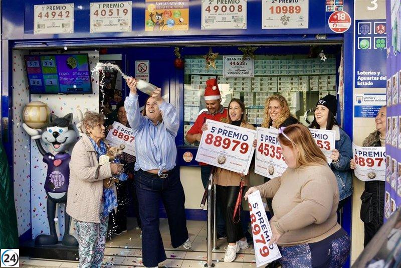 Andaluces destinan este año 61,01 euros al Sorteo de Navidad, 13,83 euros por debajo de la media nacional.
