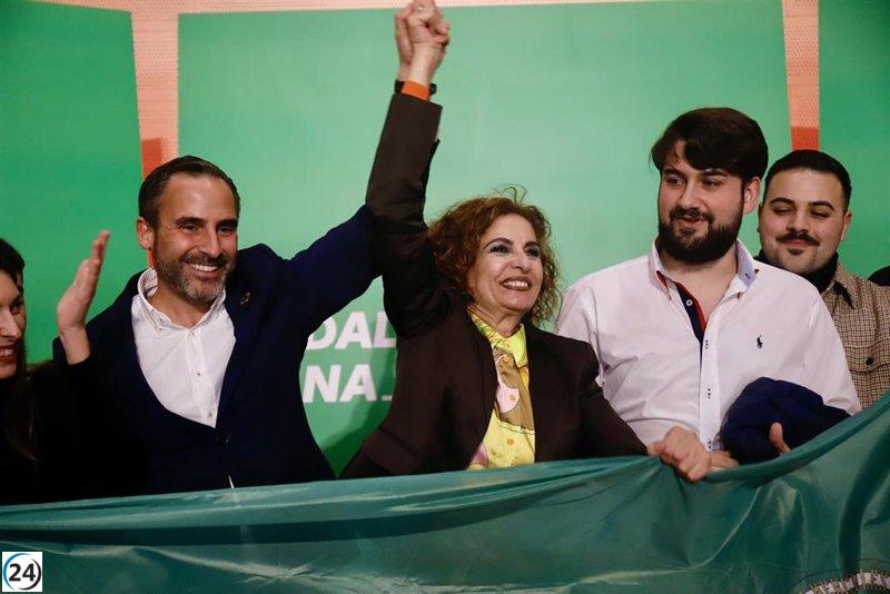 Montero inicia la cuenta regresiva para el triunfo del PSOE-A y la salida de Moreno de San Telmo.