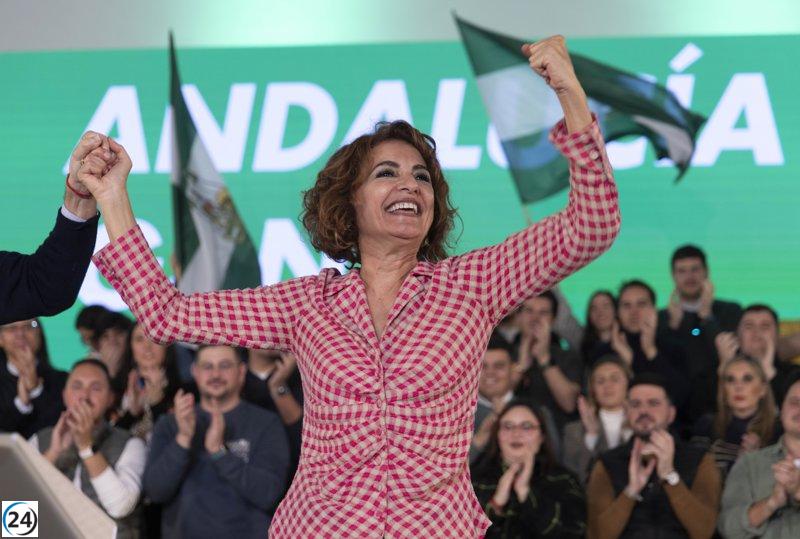 Montero resalta el apoyo del Gobierno a Andalucía y critica que