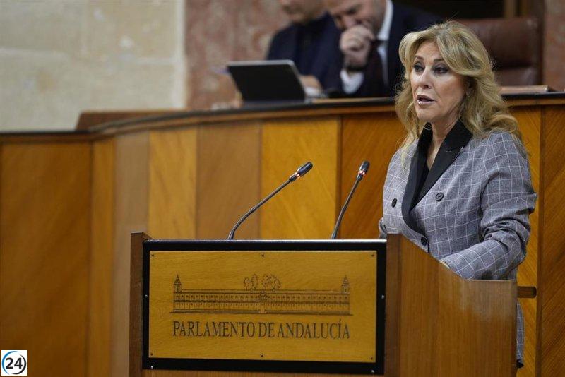 La consejera de Hacienda anuncia el cambio en la Intervención General durante el primer Pleno de 2025.