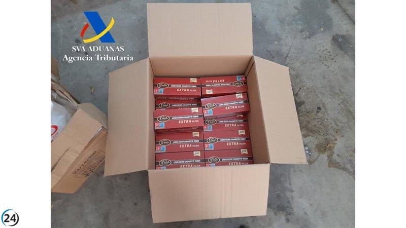 Desarticulado en Roquetas un taller ilegal de producción de tabaco con 2.400 kilos de materia prima.
