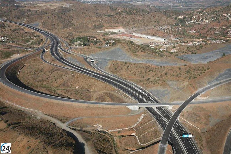 Acceso gratuito en la autopista del Guadalmedina tras deslizamientos en la A-45.