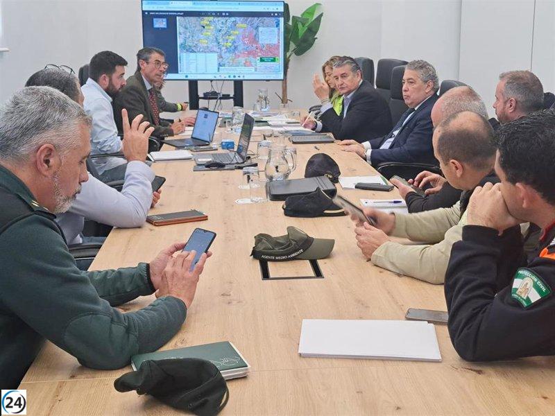Andalucía enfrenta emergencias: 19 ríos en alerta roja y rescates aéreos en Cártama por el desbordamiento del Guadalhorce.