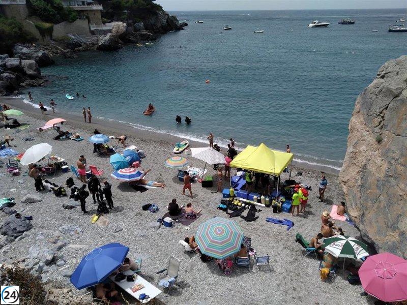 Descubren una carabela portuguesa en la costa de Almuñécar, Granada.