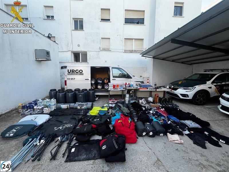 Desmantelan furgoneta en la A-381 con suministro para el tráfico de drogas.