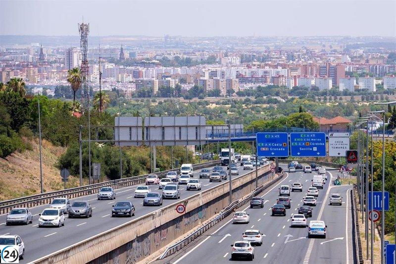 Andalucía se prepara para recibir 3,2 millones de viajeros en carretera durante la Semana Santa de 2025, según la DGT.