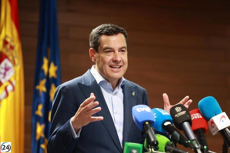 Moreno celebra el Día del Trabajo en Andalucía y reconoce la resiliencia colectiva durante el apagón.