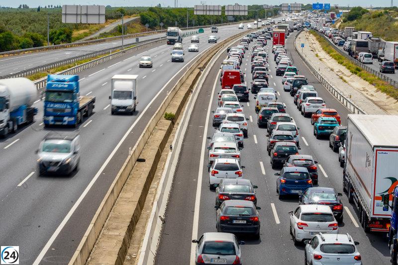 Andalucía finaliza el Puente de Mayo con tres víctimas mortales en carreteras interurbanas.