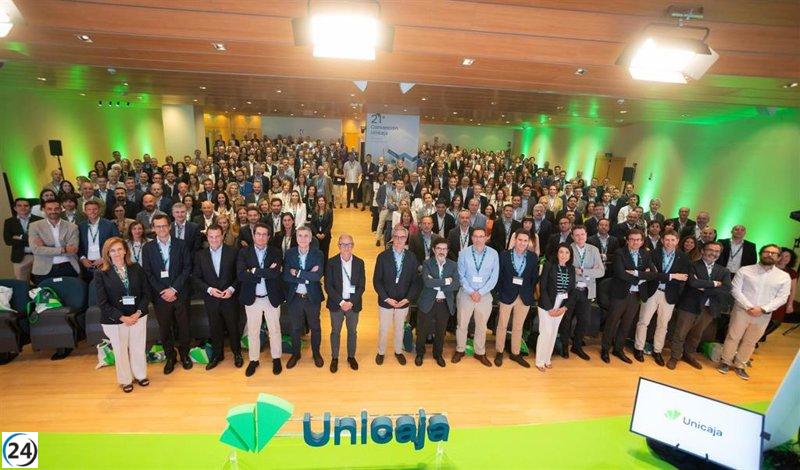 Unicaja convoca a más de 300 líderes en Málaga para presentar su Plan Estratégico 2025-2027.
