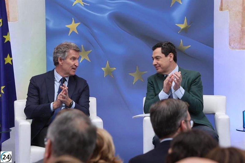 Moreno sostiene que Andalucía tiene un papel clave en la UE y aboga por simplificar los procesos de decisión europeos.