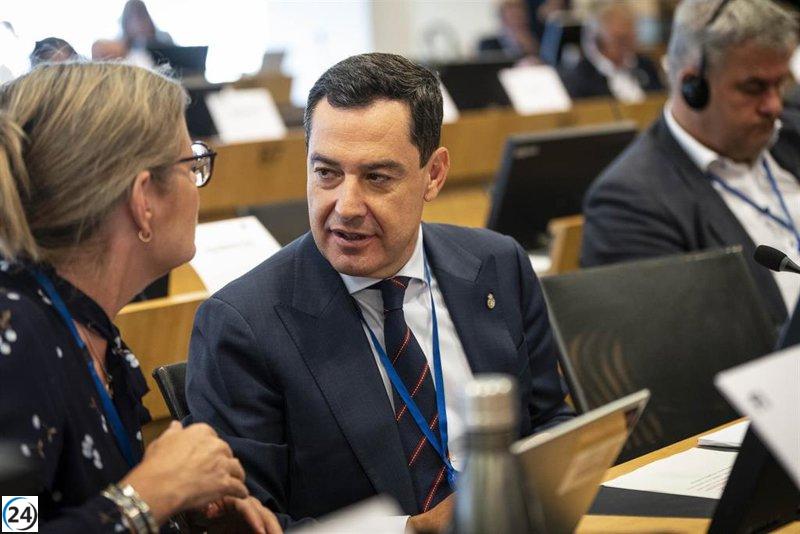 Moreno asiste al pleno del CDR en Bruselas y se encuentra con el comisario de Agricultura.