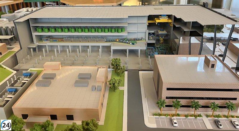 Moreno y Montero inauguran la construcción del acelerador de partículas en Granada.