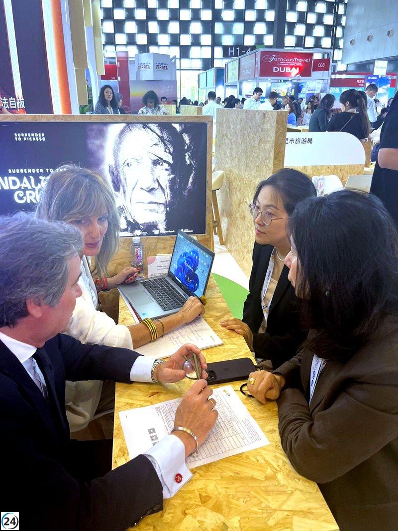 Andalucía intensifica la conexión con agentes turísticos chinos en la feria ITB de Shanghái.
