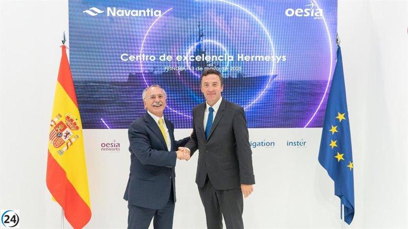 Navantia y Grupo Oesía establecen en Cádiz el Centro Hermesys, pionero en soluciones de comunicación para la defensa.
