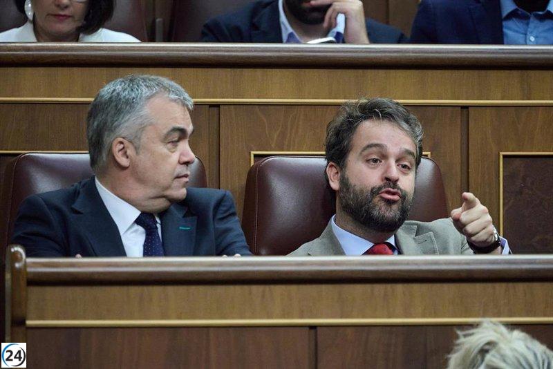 Serrano toma las riendas interinas de la Secretaría de Organización del PSOE y expresa su asombro por Santos Cerdán.