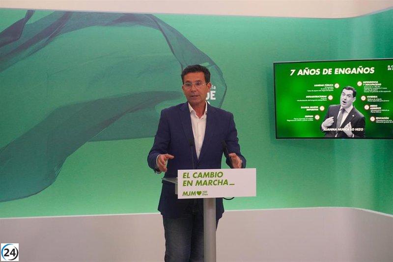 PSOE-A critica a Moreno por ser un