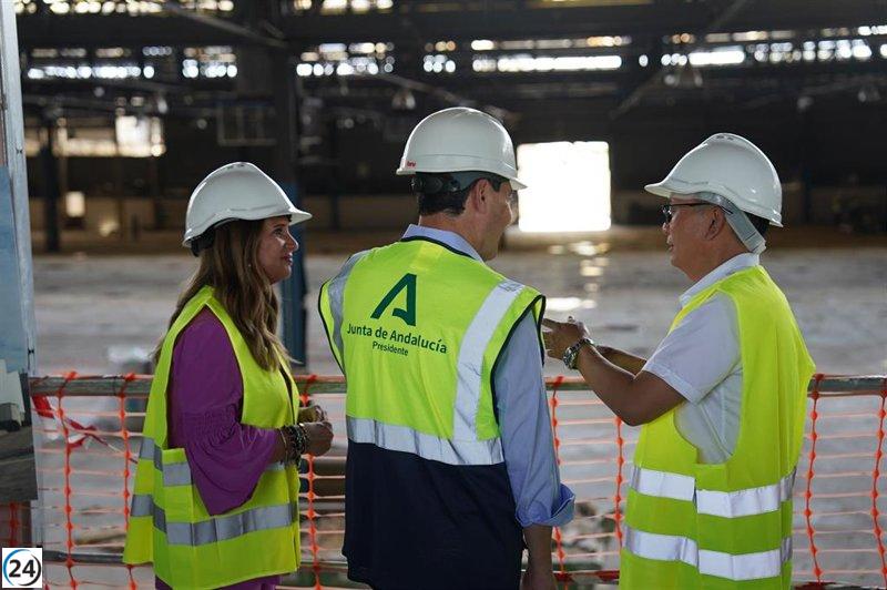 Moreno celebra la llegada de grandes firmas chinas a Linares, impulsando su renacimiento industrial.