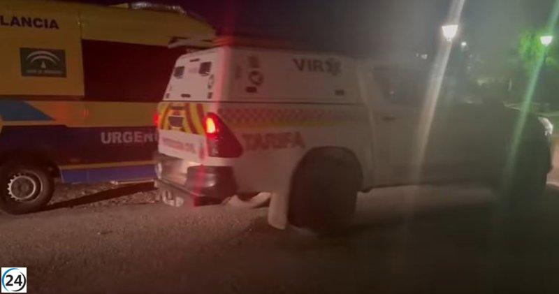 Evacuación anticipada de geriátrico en Tarifa debido al control de incendio en Facinas.