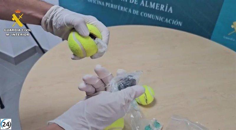 Desmantelan intento de contrabando de drogas y dispositivos electrónicos en prisión de Almería.