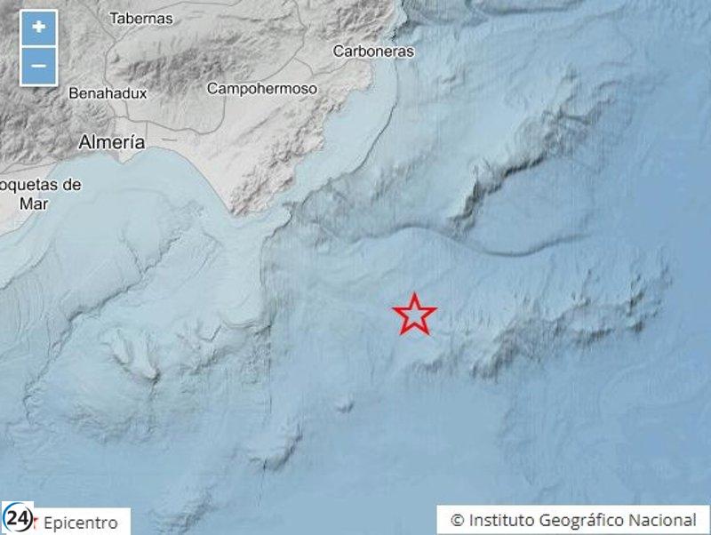 Terremoto de 5,5 grados sacude la costa de Almería.