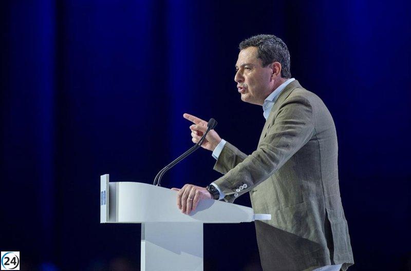 Moreno critica a Montero por ser la responsable de lo que considera una amenaza a la igualdad en Andalucía.