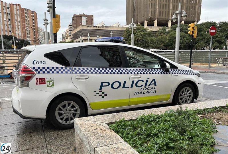 Arresto en Málaga por agresión de género tras lanzar a su pareja desde un vehículo en movimiento.