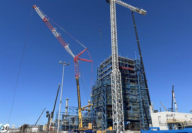 Atlantic Copper concluye en Huelva la instalación de su nueva caldera para el proyecto CirCular.
